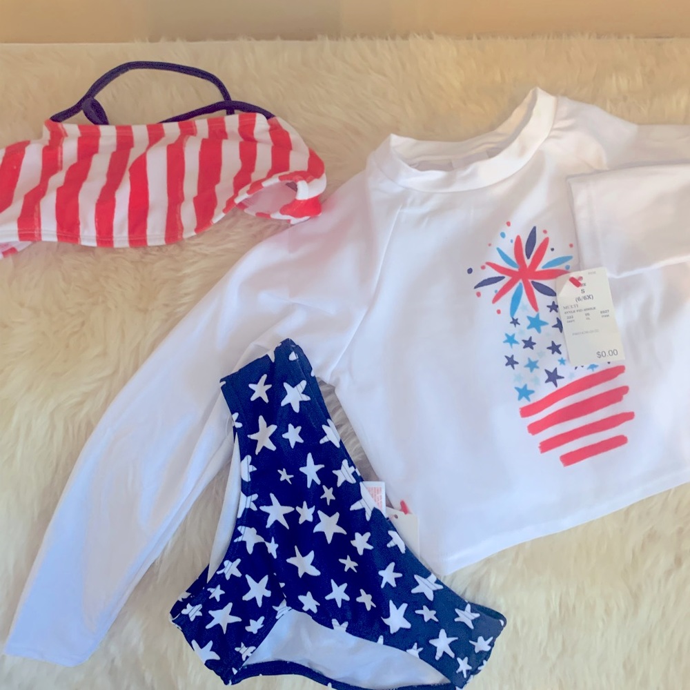 3 piece swim suit